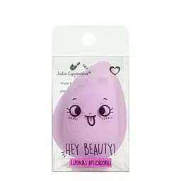 Спонж для нанесення макіяжу Julia Cosmetics Hey Beauty кольоровий Фігурний