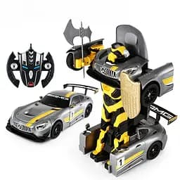 Машинка-трансформер на радіоуправлінні Mercedes-Benz GT3 1:14 сірий RASTAR + пульт