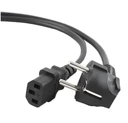 Кабель питания Cablexpert PC186VDE Powercord C13 CEE7/7 Black 10m - мініатюра 1
