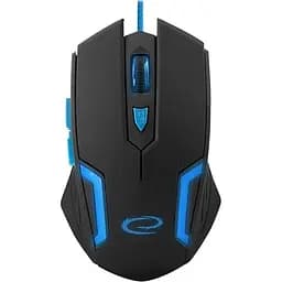 Миша Esperanza MX205 Fighter USB black blue (EGM205B)