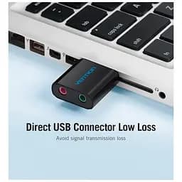 Зовнішня звукова карта Vention USB External Sound Card (VAB-S17-B) адаптер - мініатюра 5