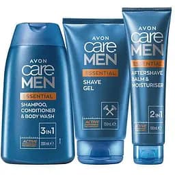 Набір Avon Основний догляд (sh/gel/200ml+ sh/gel/150ml + aft/sh/bl/100ml) (494693397)