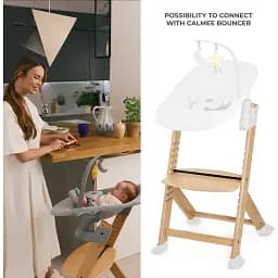 Стільчик для годування з подушкою Kinderkraft Enock Nordic Breeze (KHENOC00NOR0000) - мініатюра 7