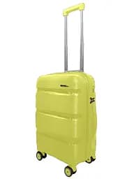 Валіза маленька під ручну поклажу Milano bag 0307 поліпропілен Жовтий - мініатюра 2