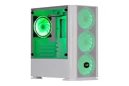 2E Gaming Корпус Calleo GB700W без БЖ 2xUSB3.0, 1xUSB2.0, 4x120мм ARGB, VGA 320мм, LCS ready, контролер з пультом, TG Side Window, mATX, білий - мініатюра 3