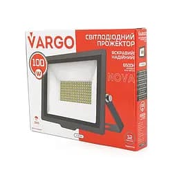 Прожектор VG-100, 100W, IP65, 9000Lm, 6500K, 215*240*30mm, Q20 - мініатюра 3