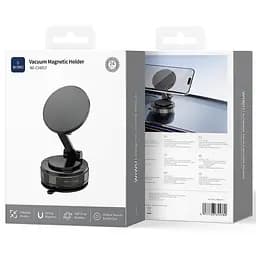 Автотримач WIWU Wi-CH057 Holdex Magnetic Car Holder with Vacuum Mount Black - мініатюра 2