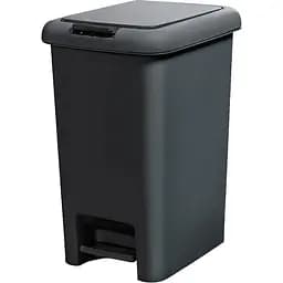 Ведро для мусора MBM My Home с крышкой и педалью 45 л антрацит (BIN-01 45L ANTHRACITE)