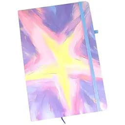 Блокнот на резинке Malevaro Star дизайн 4 А5 13.6×20.8 см твердая обложка 80 листов (762343ML-4)