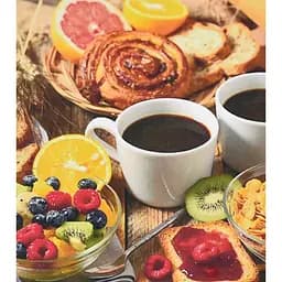 Алмазная мозаика Кофе со вкусностями HEG86090 30х40 см