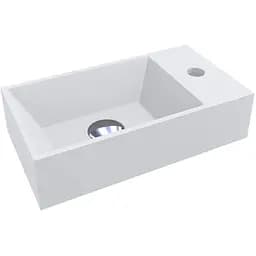 Умивальник Miraggio Copper 400 mirasoft 0001066, Білий матовий