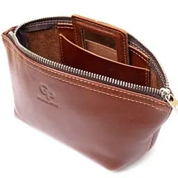 Жіноча шкіряна косметичка GRANDE PELLE 23х10х7 см acs0018661 - мініатюра 4