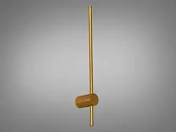 Бра настінне LED Diasha 2039/600 oxide gold, 6W, золото сатин, сучасний дизайн, IP20, 1 лампа, довжина 60 см - мініатюра 3