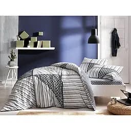 Комплект постільної білизни TAC Zone Полуторний Різнокольоровий 000229526