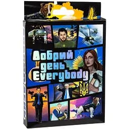 Карточная игра Strateg Добрый день Everybody на украинском языке 46 карт (30272)