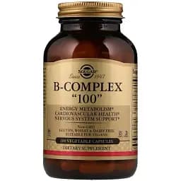 Комплекс витаминов Solgar B-Complex "100" 100 веган капсул