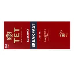 Чай чорний TET Everyday Breakfast байховий 40 г (20 шт. х 2 г) (950778) - мініатюра 3