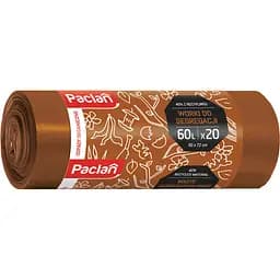 Мешки для сегрегации Paclan био отходы 60 л 20 шт.