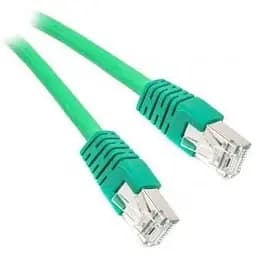 Патч-корд 0.5м S/FTP Cat 6A CU LSZH green Cablexpert (PP6A-LSZHCU-G-0.5M)