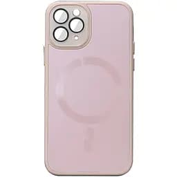 Чехол Epik TPU+Glass Sapphire Midnight with MagSafe для Apple iPhone 13 Pro Max 6.7 Розовый/Pink Sand