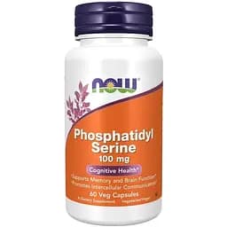 Аминокислота Now Phosphatidyl Serine 100 mg 60 вегакапсул