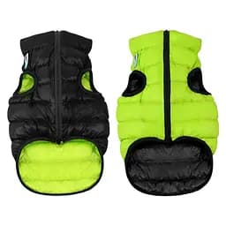Курточка для собак AiryVest двостороння, M50, cалатово-чорна