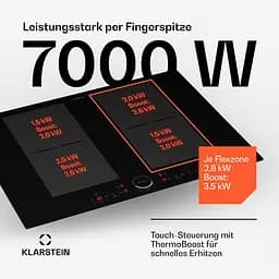 Індукційна варильна поверхня Klarstein Delicatessa 70 Flex (10045602) - мініатюра 5