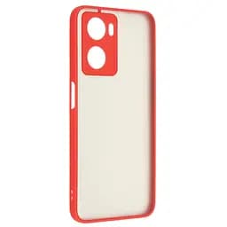 Чехол панель-накладка для OPPO A57s 4G/A77s 4G/A57 4G/A57e 4G/A77 4G, Frosted Matte, красный, противоударный чехол с защитой всего корпуса, термополиуретан TPU + поликарбонат PC, ArmorStandart (ARM67044)