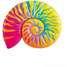 Надувной матрас Intex 58791 «Радужная ракушка», 157 х 127 х 25 см (2000904840250)