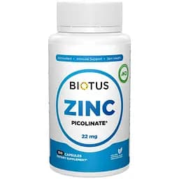 Цинк пиколинат Biotus 22 мг 100 капсул