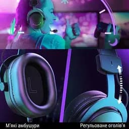 Навушники Fifine (H9W) White (H9W) - мініатюра 3