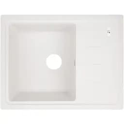 Кухонна мийка Lidz 620x435/200 WHI-01 біла (LIDZWHI01620435200)