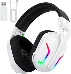 Bluetooth-наушники WESEARY WG1, беспроводная игровая гарнитура 2,4 ГГц с микрофоном для PS5/PS4/PC/Switch/Mac