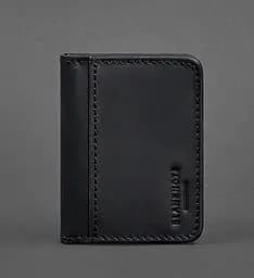 Обложка для ID-паспорта и водительского заседания 4.0 черная Crazy Horse