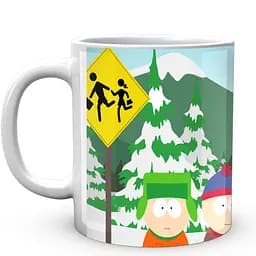 Кухоль GeekLand South Park Ерік Стен Кайл Кенні SP 02.25 330 мл білий - мініатюра 2