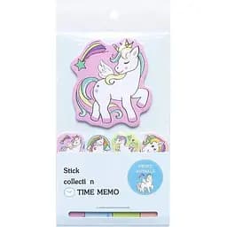 Набір паперових стікерів для нотаток Bambi Єдиноріг N7-001-2 (116548)