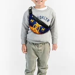 Сумка-бананка дитяча Майнкрафт «Minecraft» 32х15см, бананка для хлопчика через плече (01036)