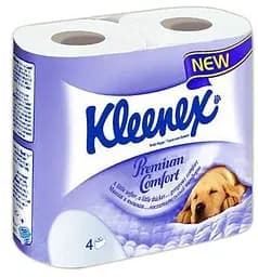 Чотиришаровий туалетний папір Kleenex Premium Care, 4 рулони