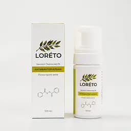 Пінка для вмивання Loreto Foam з бензоїл пероксидом 2%