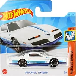 Базова машинка Hot Wheels HW Muscle Mania 84 Pontiac Firebird біла (5785)