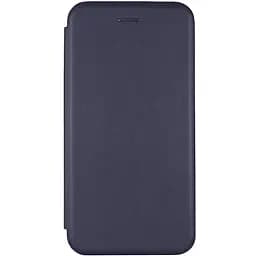 Кожаный чехол-книжка Classy для Samsung Galaxy A33 5G Темно-синий