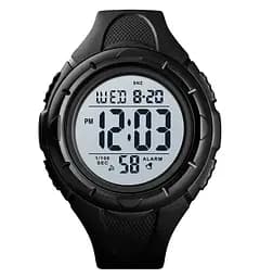 Чоловічий спортивний годинник Skmei 1535 Dive (Чорний з білим)