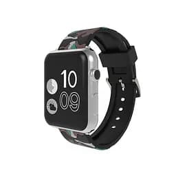 Ремінець Creasted для годинника Apple Watch 38 мм 40 мм силіконовий з пряжкою, Camouflage with brown - мініатюра 2