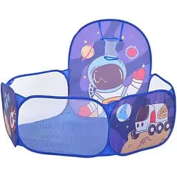 Дитячий намет MR 1484-2 Космос - манеж із баскетбольним кільцем, 117x98x73 см