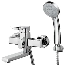 Змішувач для ванни Troya NOD3-A188 одноважільний з душовим набором Хром 30412