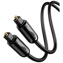Кабель мультимедійний Optical Toslink 3.0m AV122 black Ugreen (70893)