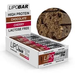 Батончик Lipo Bar Chocolate Cherry 20 шт. x 50 г  - мініатюра 2