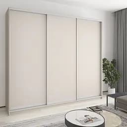 Шкаф-купе трехдверный MebelStar Комбо AL 3ДСП 270x60x240 см Кашемир (MBS-2073)