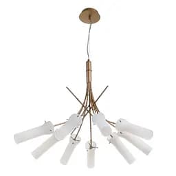 Люстра подвесная Brille для гостиной E14 60W PN (BR-176S/9)