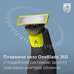 Змінне плаваюче лезо Philips OneBlade 360 2 шт. (QP420/50) - мініатюра 8
